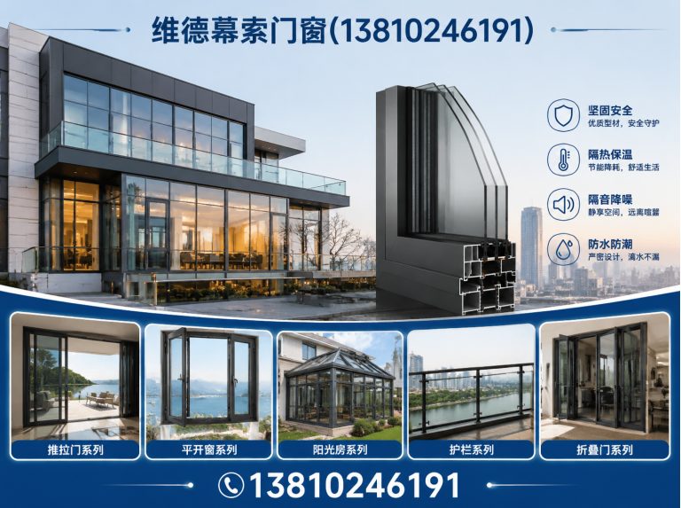 北辰区维德幕索门窗展示图